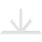 Ekena Millwork Saratoga Architectural Grade PVC Gable Bracket, 96"W x 60"H x 4"D x 6"F, 15/12 Pitch GBP096X60X0406SAR00 - alternate 5